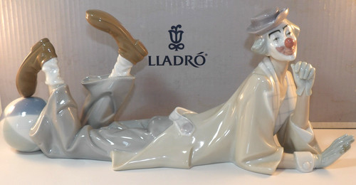 Lladro large clown - large, figurine