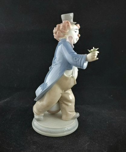 Lladro porcelain clown figure - porcelain,