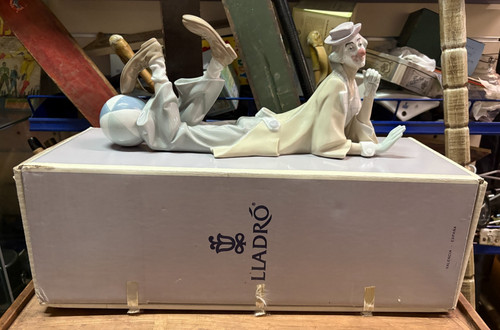 Vintage lladro clown - clown, with