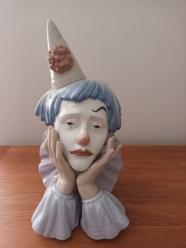 Lladro figurine clowns head - clowns,