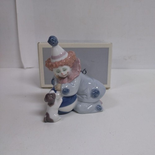 Lladro clown and puppy - lladro,