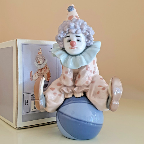 Lladro 5813 porcelain clown - lladro,